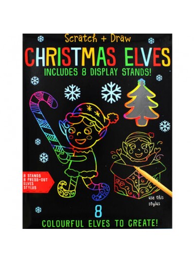 Scratch & Draw Christmas Elves