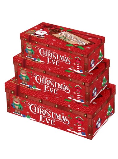 Christmas Eve Boxes (Pack of 3)