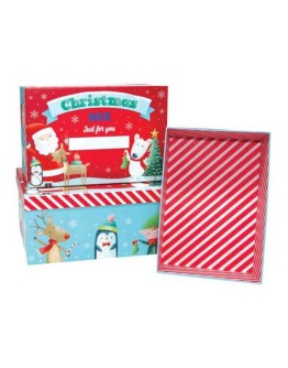 Christmas Eve Santa & Friends Boxes (Pack of 3)