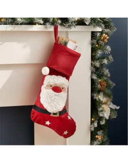 Festive Red Santa Stocking