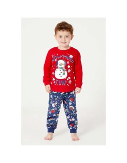 Kids Unisex Christmas Snowman Pyjamas