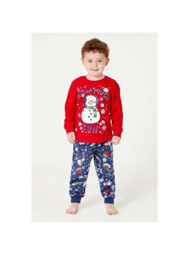 Kids Unisex Christmas Snowman Pyjamas