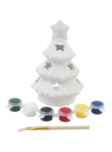 Ceramic Christmas Tree Tea Light Holder